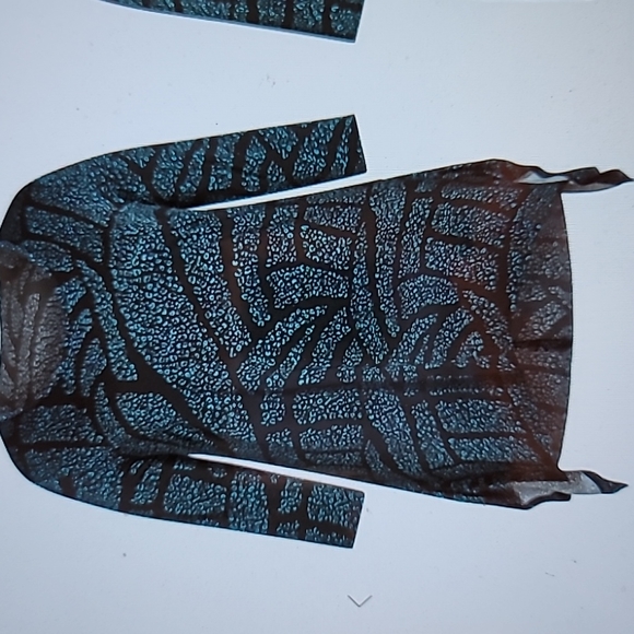 Green & Black Print Tunic - Picture 4 of 5